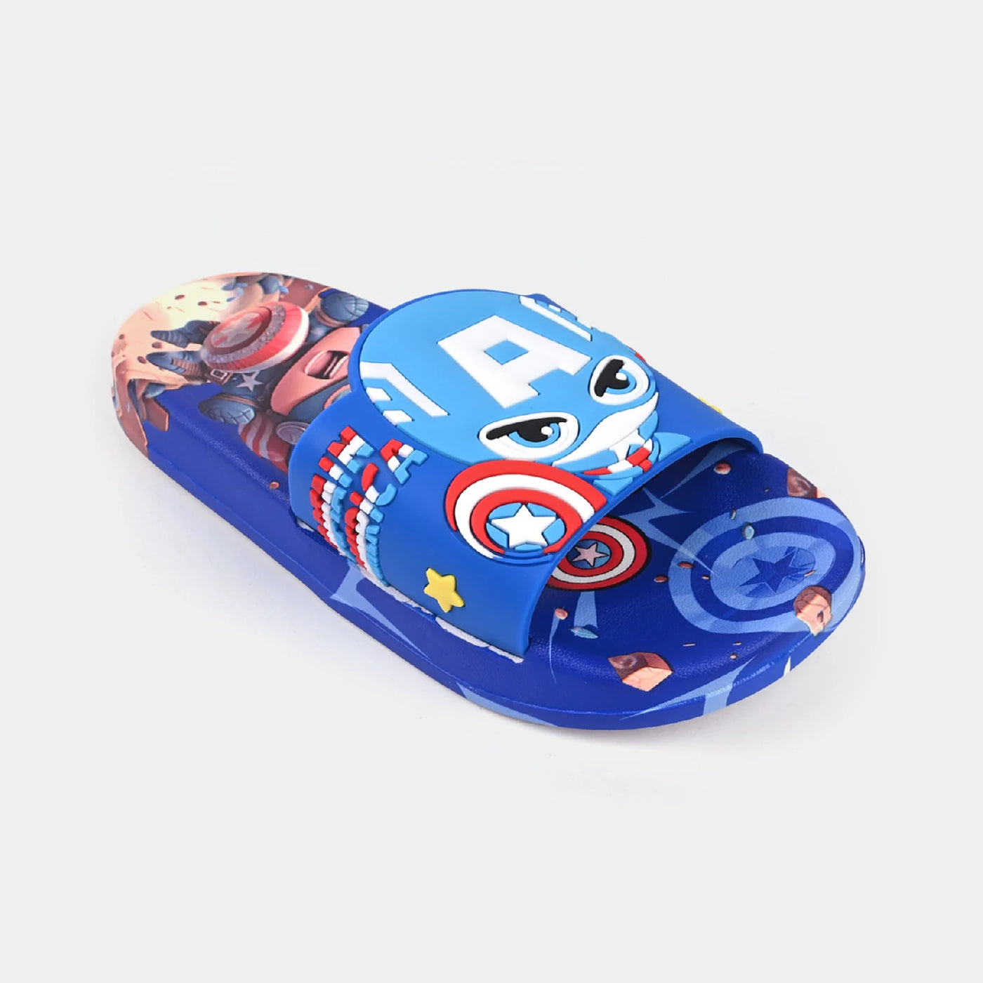 CHARACTER BOYS SLIPPERS -BLUE