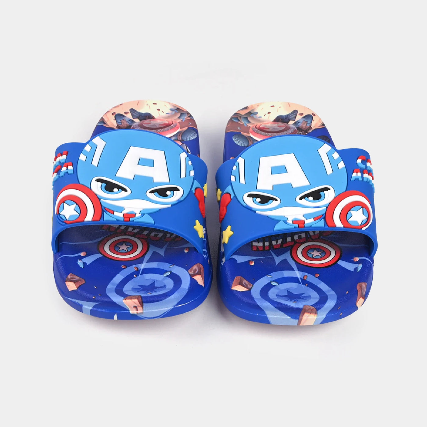 CHARACTER BOYS SLIPPERS -BLUE