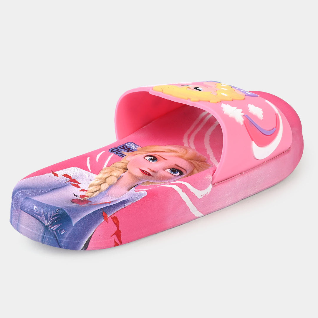 Girls Rubber Slipper 2208-71-Fuchsia