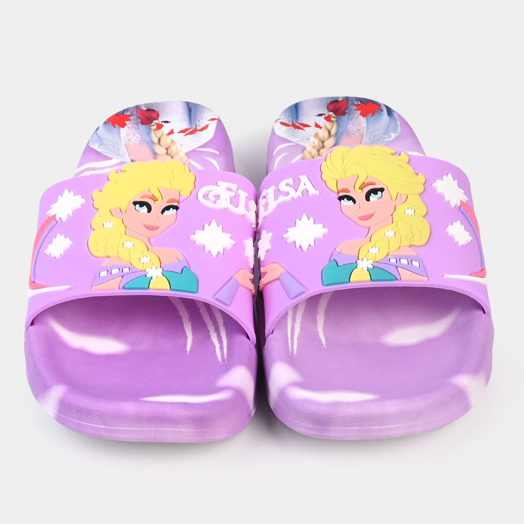 Girls Rubber Slipper 2208-71-Purple