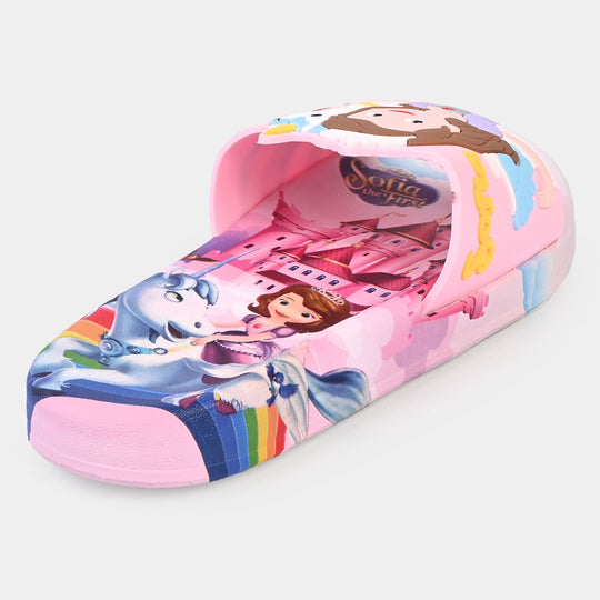 Girls Rubber Slipper 2208-85-Pink