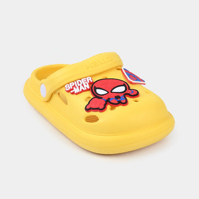 Boys Clogs 118-3-Yellow