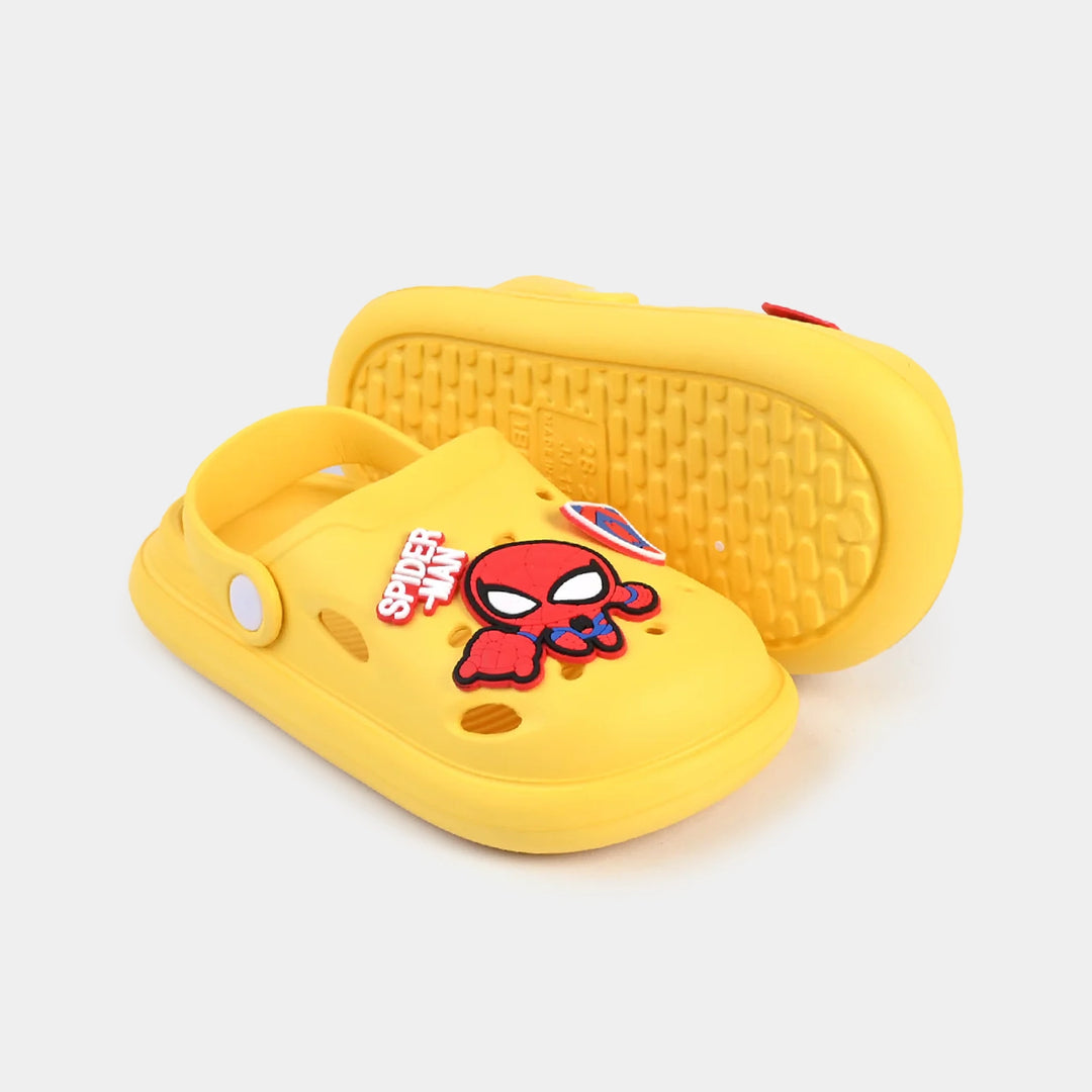 Boys Clogs 118-3-Yellow