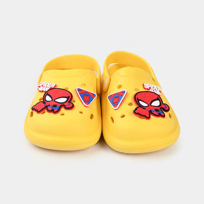 Boys Clogs 118-3-Yellow