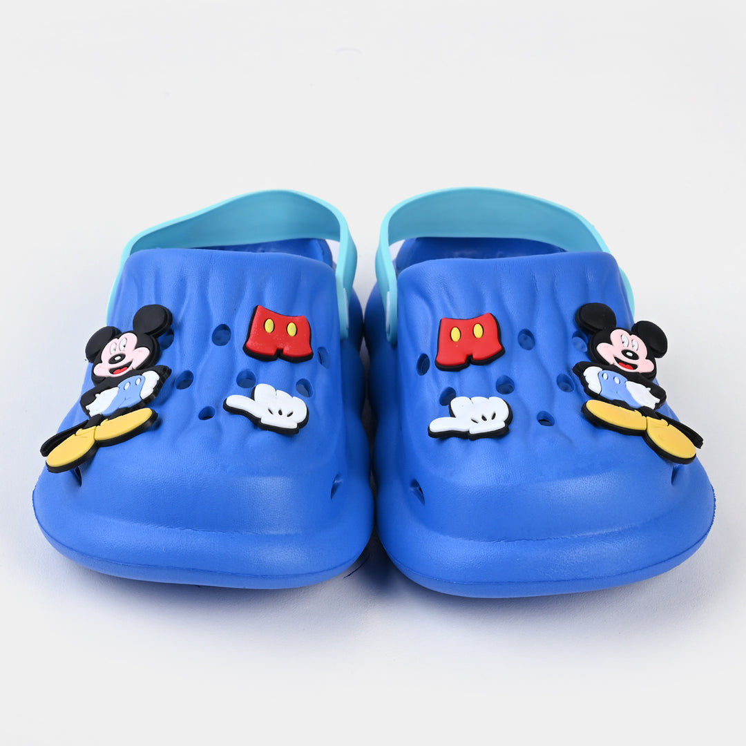 BOYS CLOGS NON-SLIP SLIPPER-BLUE