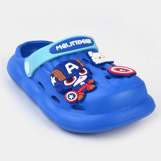 BOYS CLOGS NON-SLIP SLIPPER-BLUE