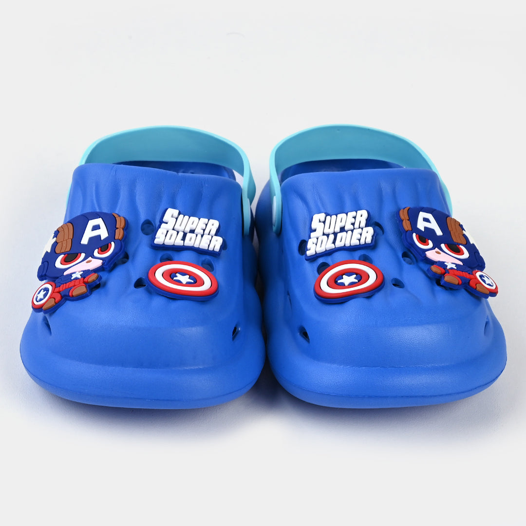 BOYS CLOGS NON-SLIP SLIPPER-BLUE