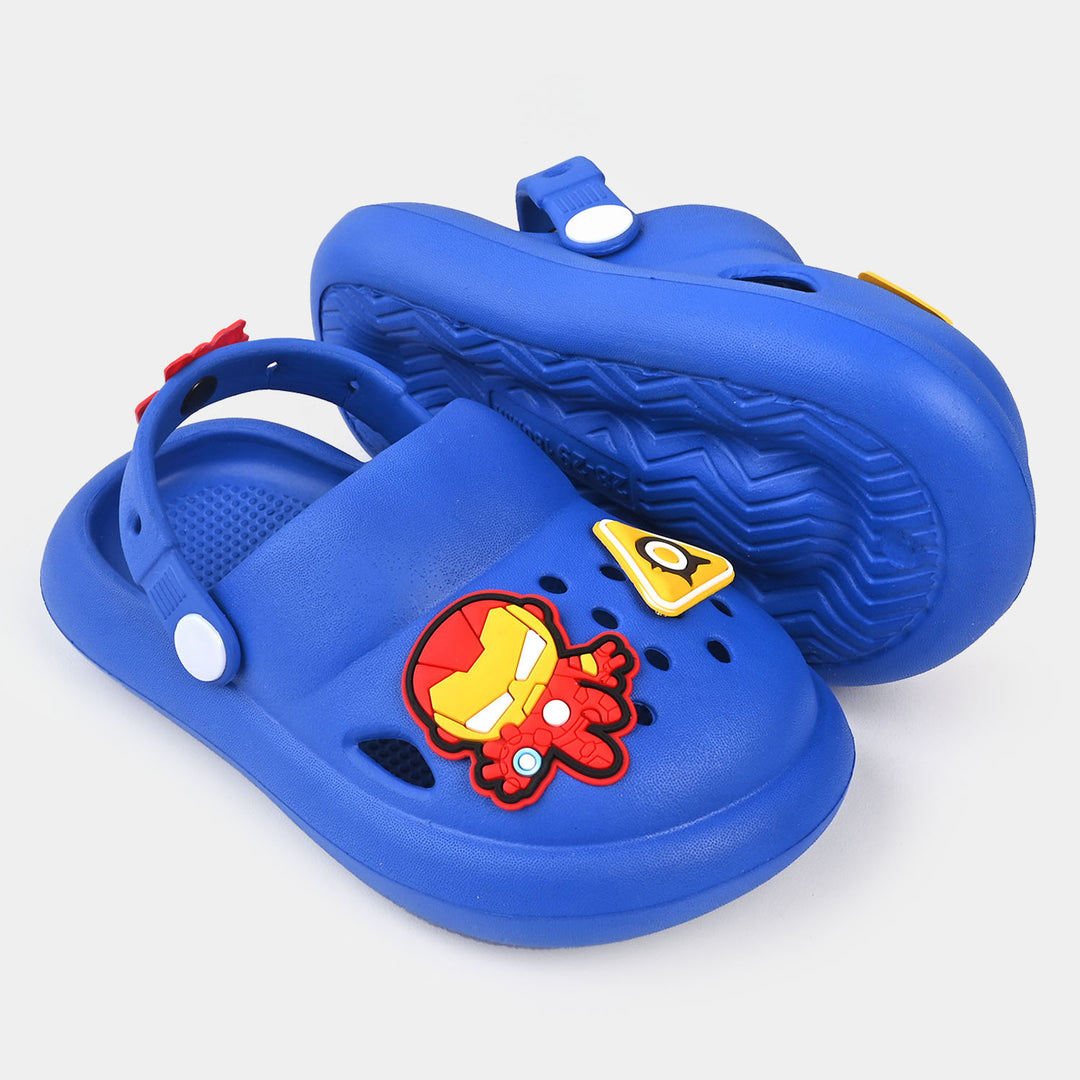 BOYS CLOGS NON-SLIP SLIPPER-BLUE