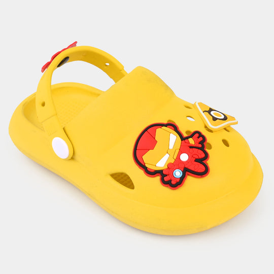 BOYS CLOGS NON-SLIP SLIPPER-YELLOW