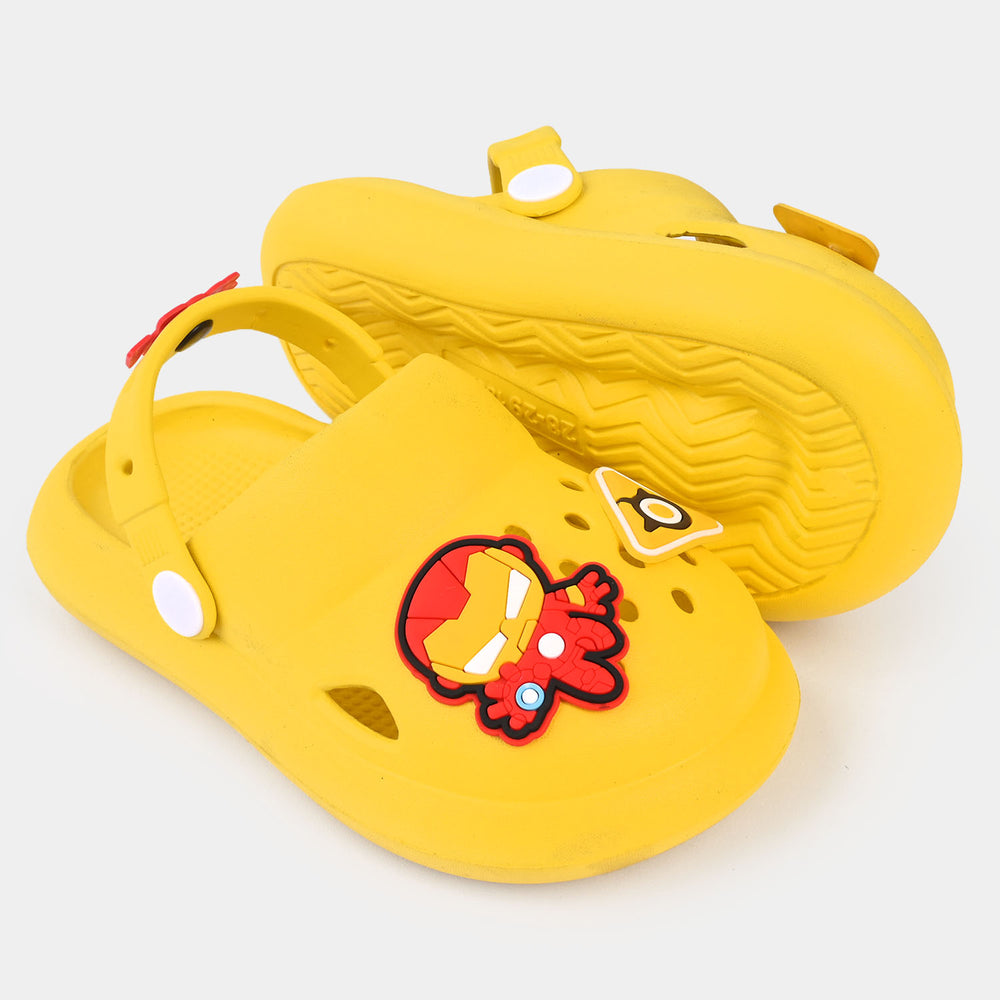 BOYS CLOGS NON-SLIP SLIPPER-YELLOW