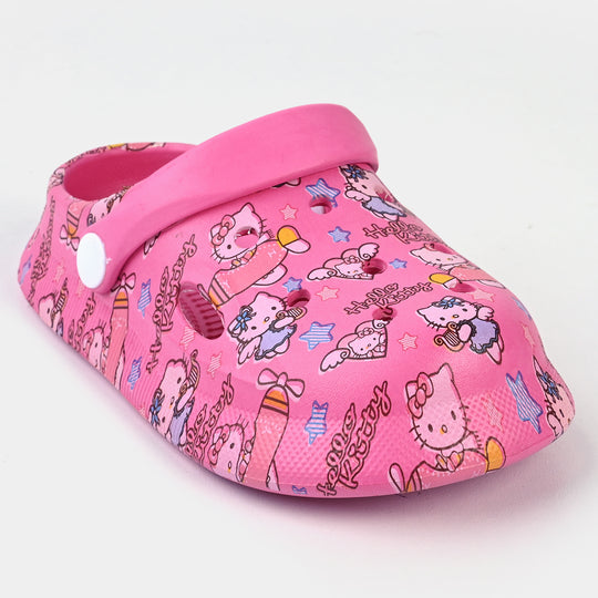 GIRLS CLOGS NON-SLIP SLIPPER-FUCHSIA