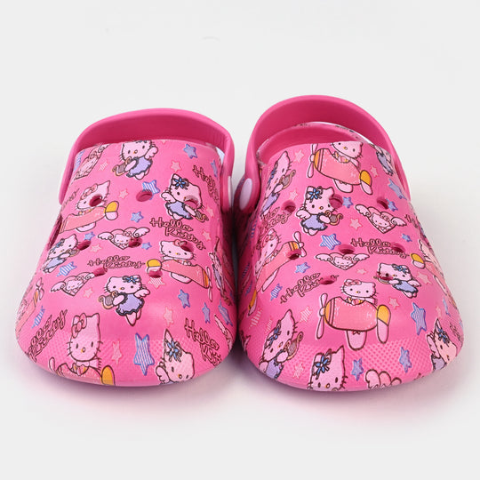 GIRLS CLOGS NON-SLIP SLIPPER-FUCHSIA