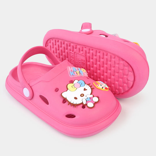 GIRLS CLOGS NON-SLIP SLIPPER-FUCHSIA