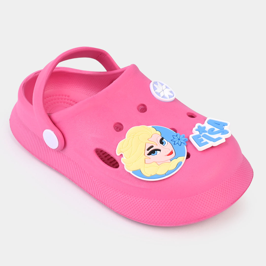 GIRLS CLOGS NON-SLIP SLIPPER-FUCHSIA