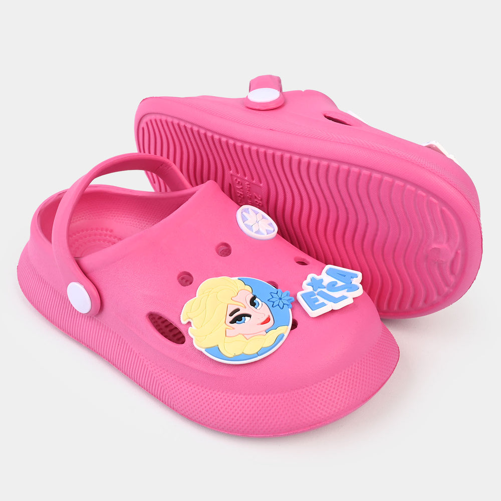 GIRLS CLOGS NON-SLIP SLIPPER-FUCHSIA