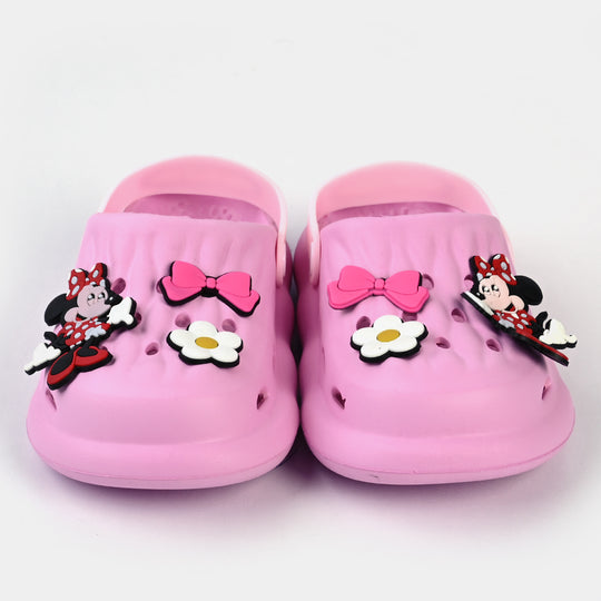 Girls Clogs 918-23-Fuchsia