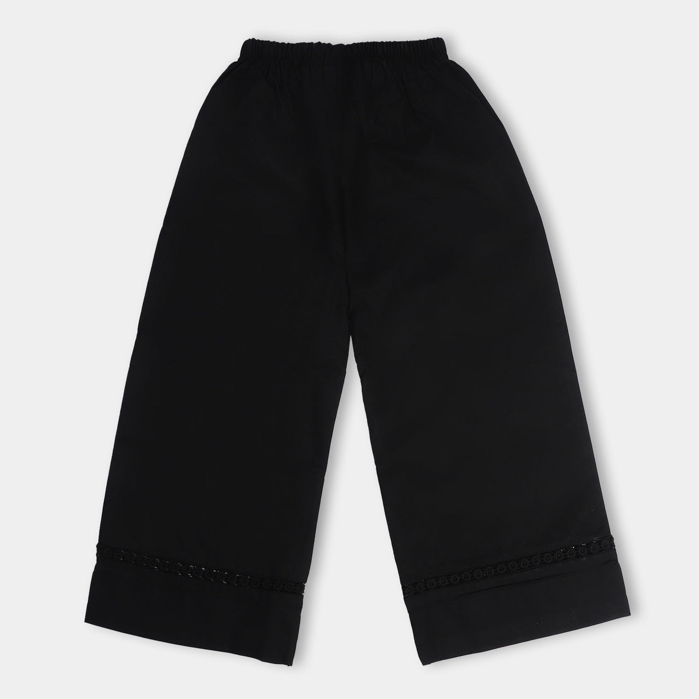 Girls Cotton Trouser -BLACK