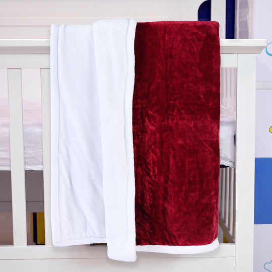 Double Ply Blanket 45x55 | Maroon