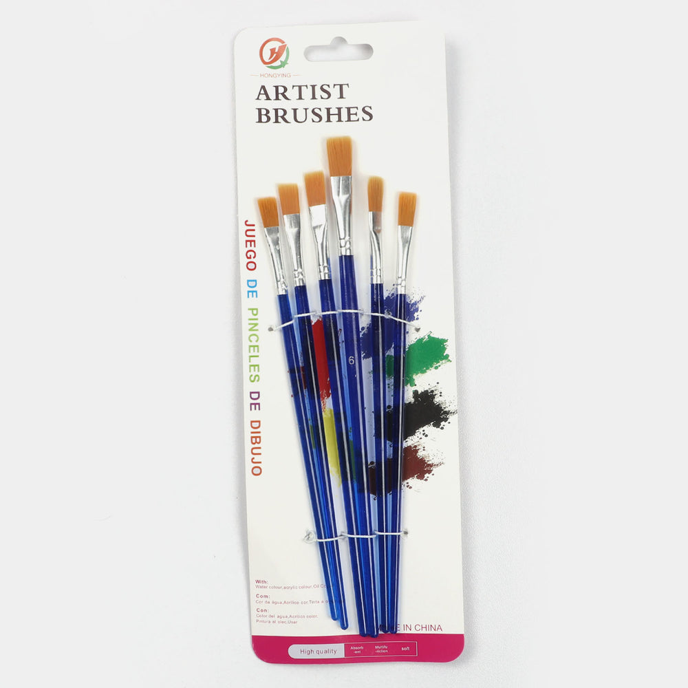 Artist Brushes Value 06PCs Pack For Kids