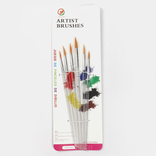 Artist Brushes Value 06PCs Pack For Kids