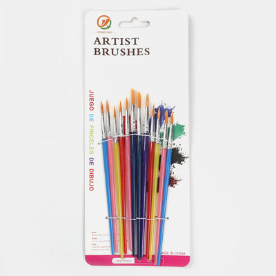 Artist Brushes Value 12 PCs Pack For Kids