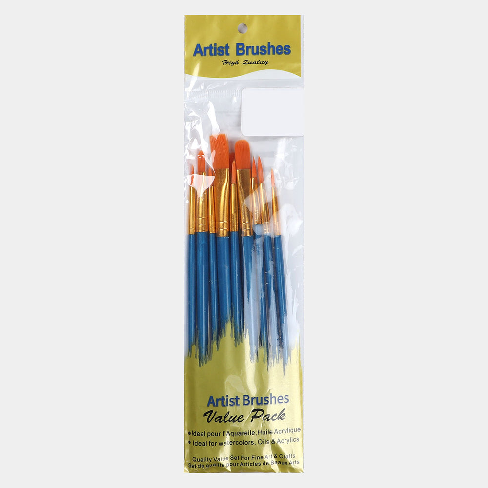 Artist Brushes Value 10 PCs Pack For Kids