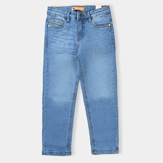 Boys Denim Stretch Pant Skate Skill-LIGHT BLUE