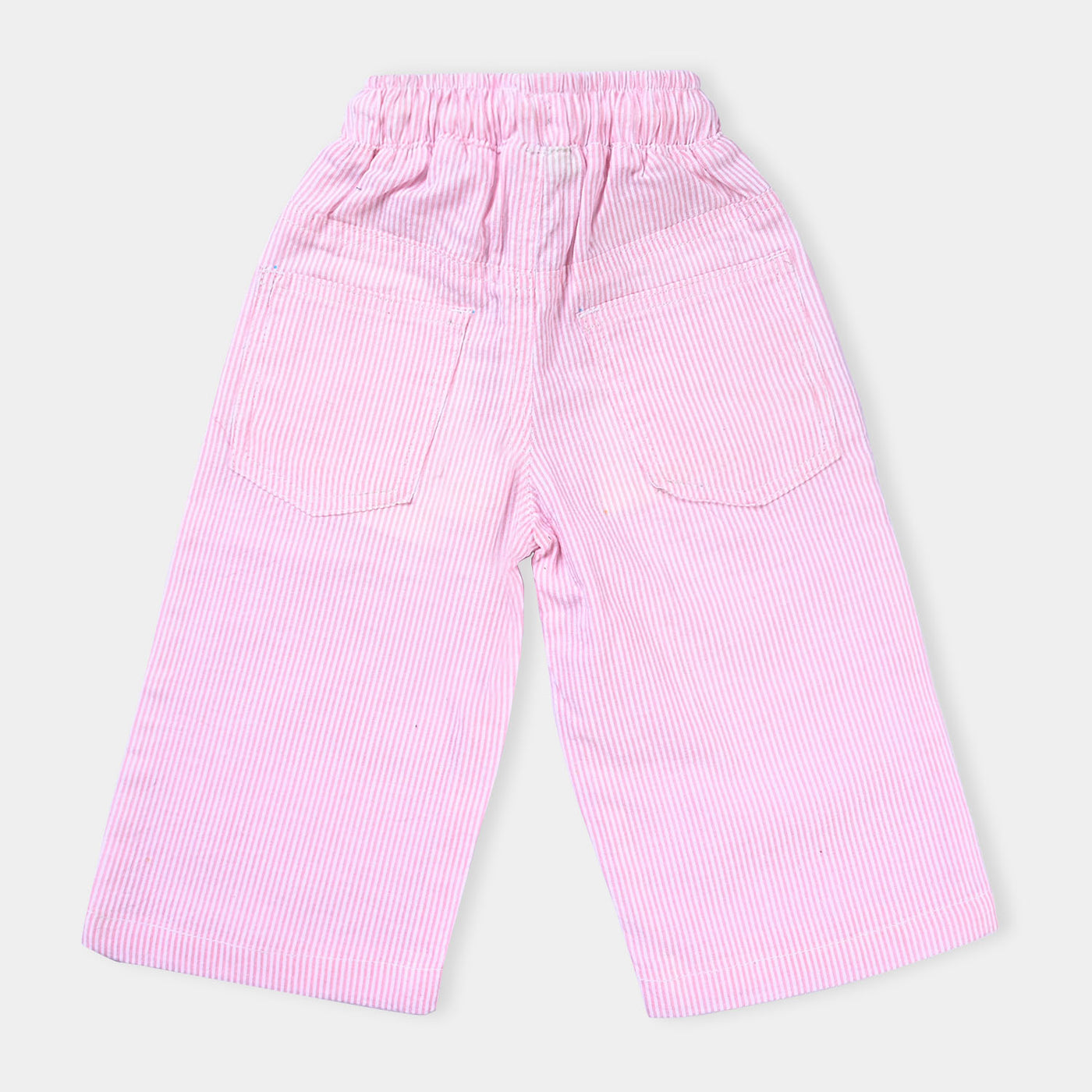 Infant Girls Cotton Pant Pin-Stripes | Pink
