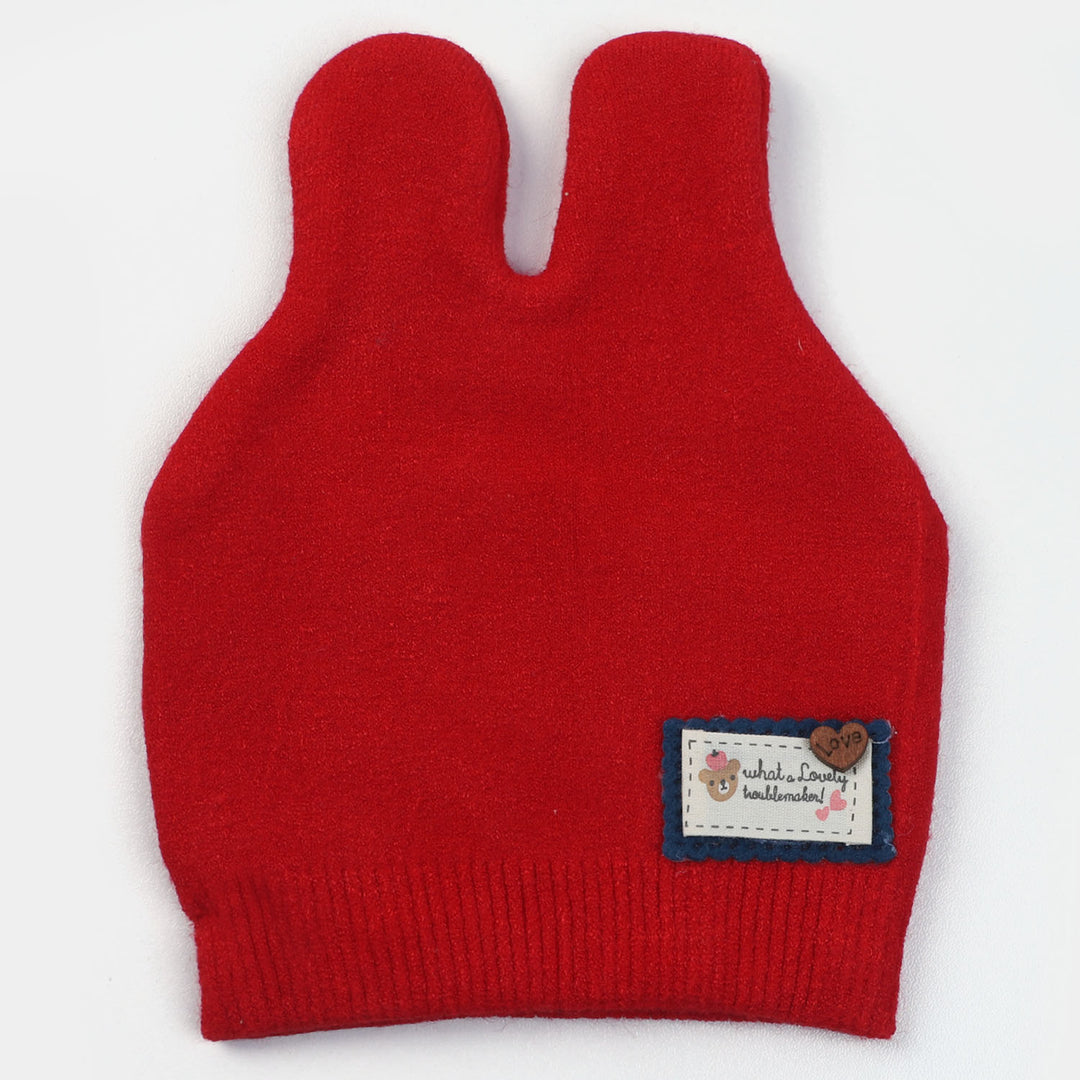 Baby Winter Cap/Hat 3M+ | Red