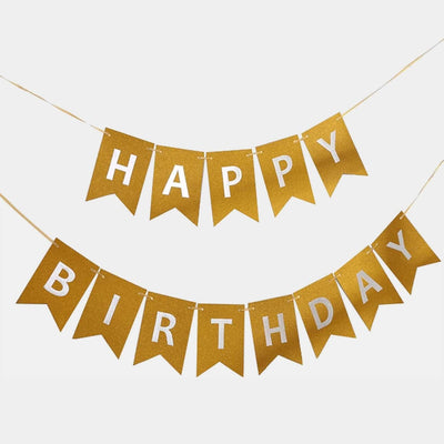 Happy Birthday Bunting Paper Banner