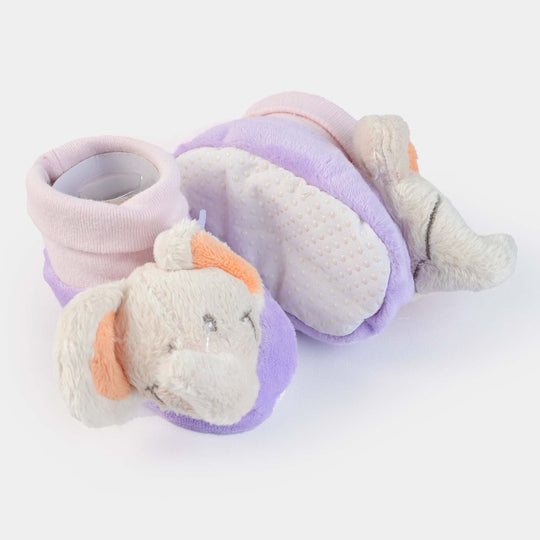 Rattle Shoes For Infant | Purple