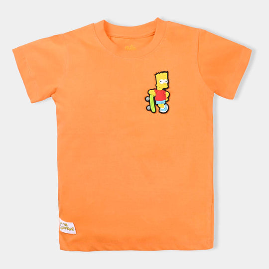 Boys Cotton Jersey T-Shirt H/S -Marigold