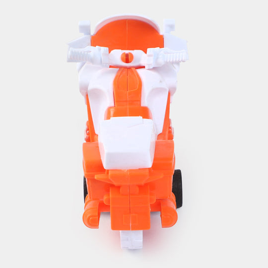 Pull Back & Go Police Bike Toy For Kids