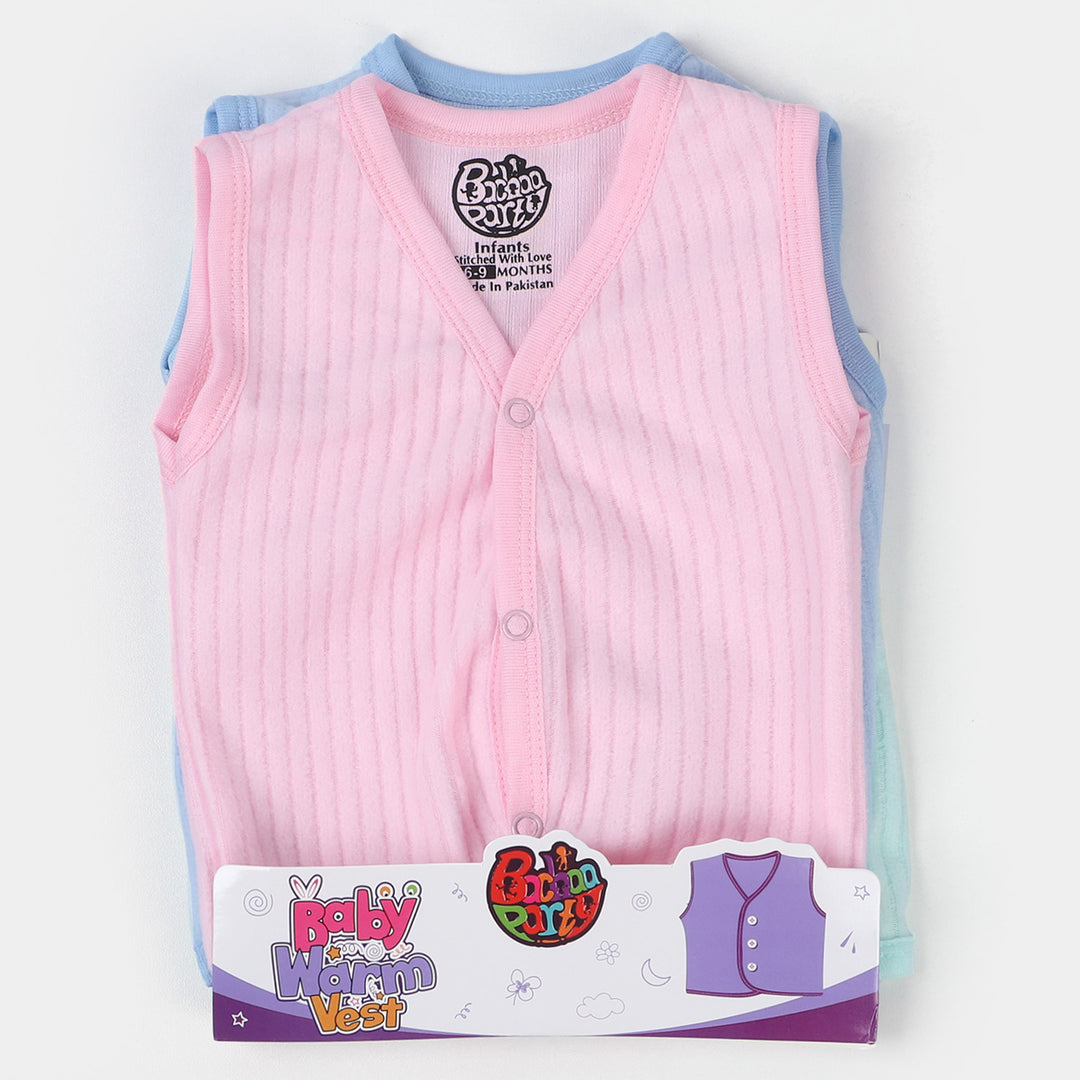 Infant Warm Vest Pack of 3