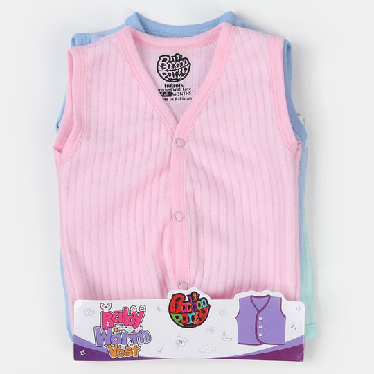 Infant Warm Vest Pack of 3