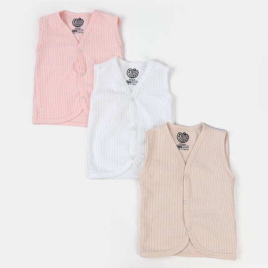 Infant Warm Vest Pack of 3
