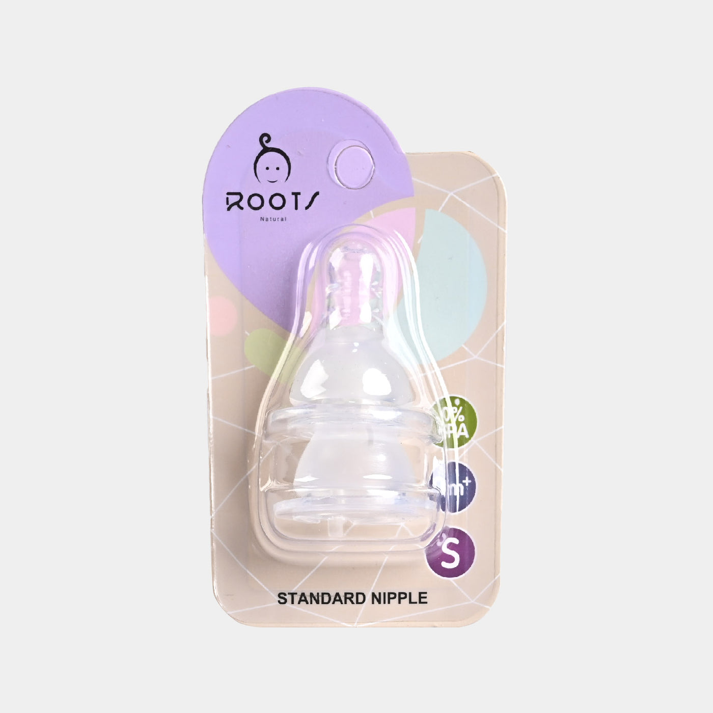 Normal Neck Nipple 0m+ 2Pcs