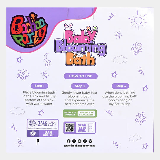 Flower Blooming Bath | Purple