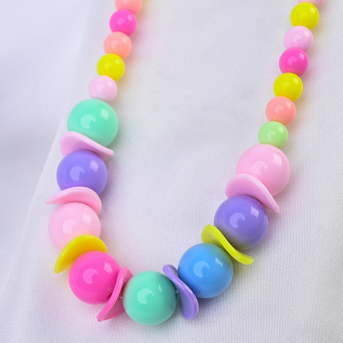 ELEGANT BEADED NECKLACE & BRACELET FOR GIRLS