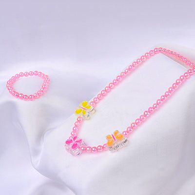 ELEGANT BEADED NECKLACE & BRACELET FOR GIRLS