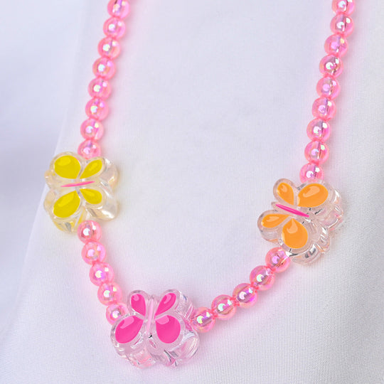 ELEGANT BEADED NECKLACE & BRACELET FOR GIRLS