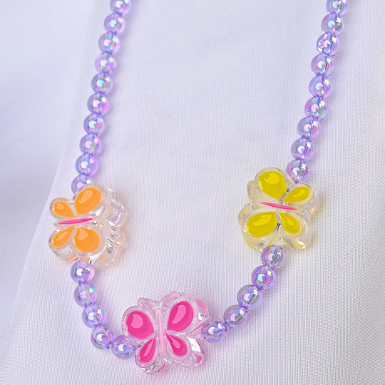 ELEGANT BEADED NECKLACE & BRACELET FOR GIRLS