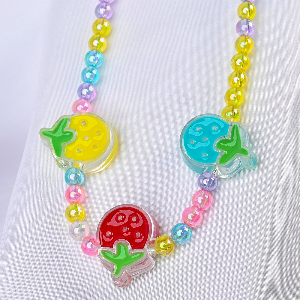 ELEGANT BEADED NECKLACE & BRACELET FOR GIRLS