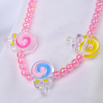 ELEGANT BEADED NECKLACE & BRACELET FOR GIRLS