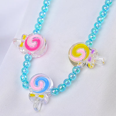 ELEGANT BEADED NECKLACE & BRACELET FOR GIRLS