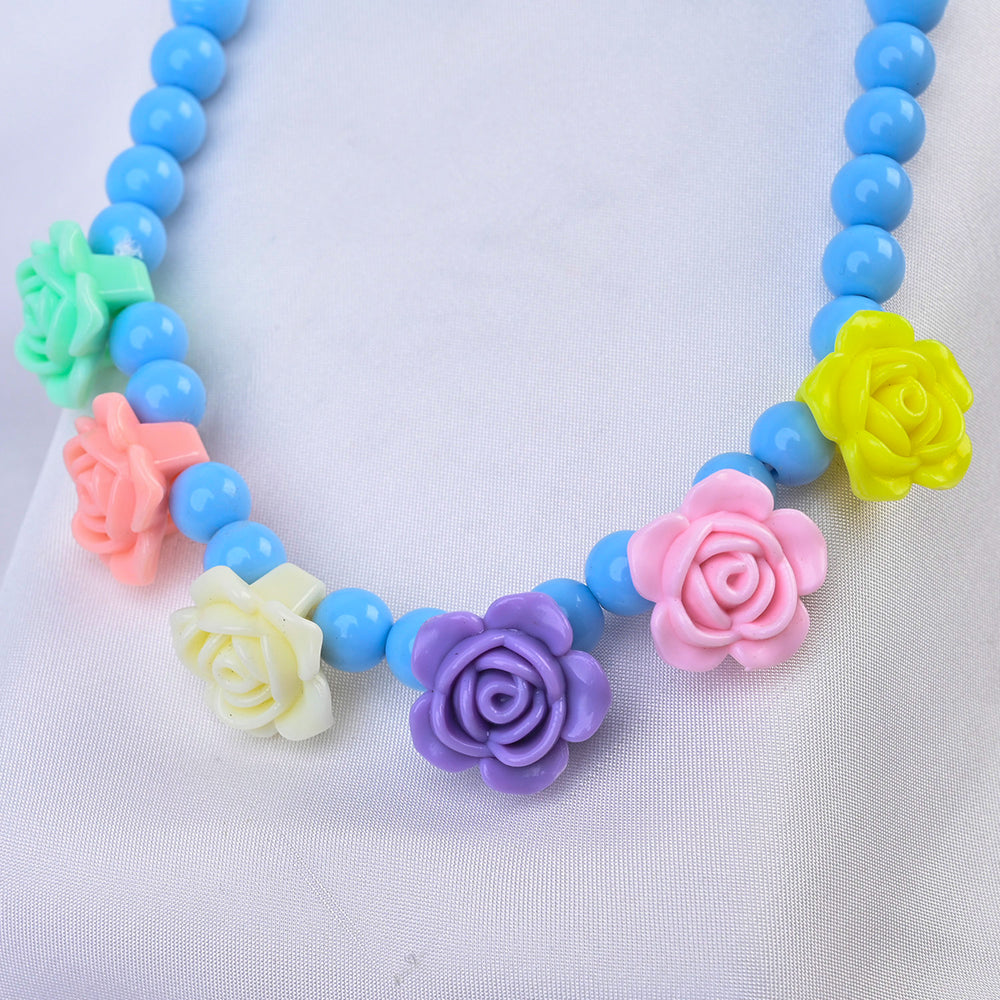 ELEGANT BEADED NECKLACE & BRACELET FOR GIRLS