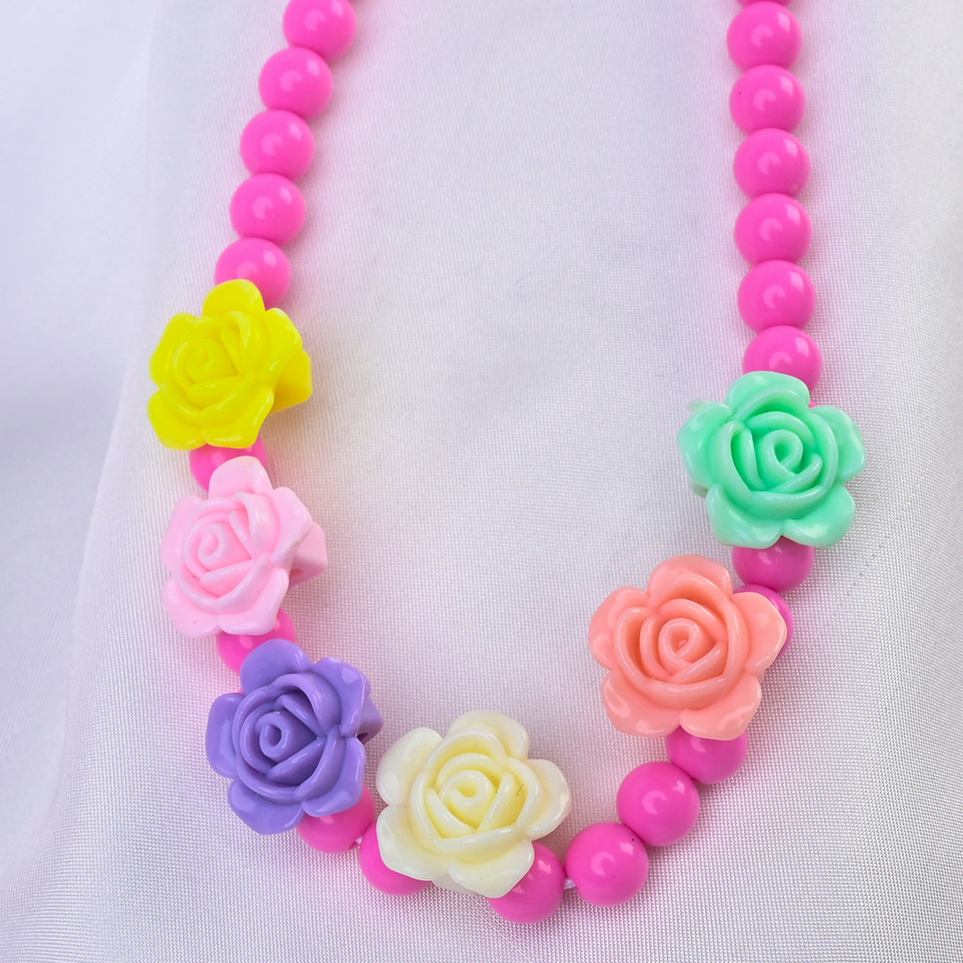 ELEGANT BEADED NECKLACE & BRACELET FOR GIRLS