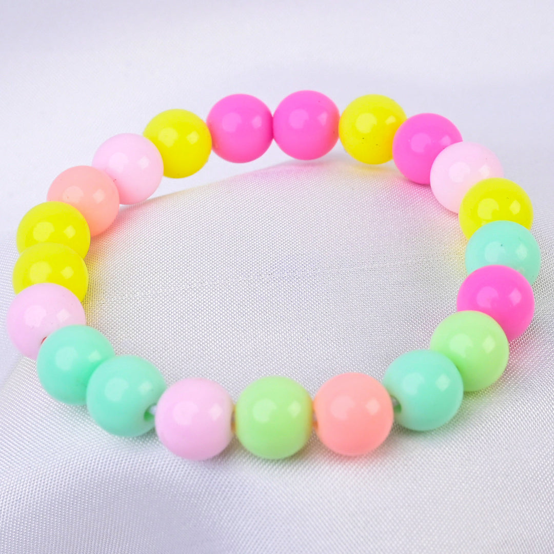 ELEGANT BEADED NECKLACE & BRACELET FOR GIRLS