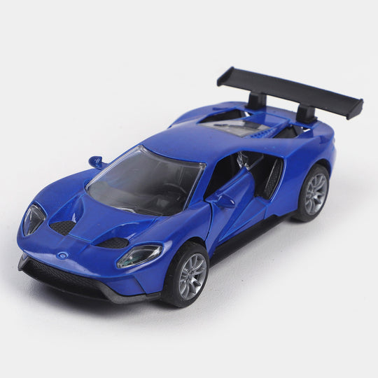 Die-Cast Model Pullback Car With Light Sound | Blue