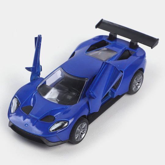 Die-Cast Model Pullback Car With Light Sound | Blue